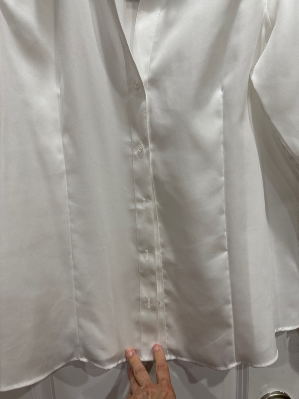 The Limited White Button-Up Shirt - Picture 7 of 10